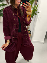 The Big Softie Military Jacket - Wine