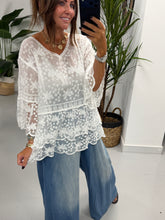 Seville Lace Tunic - White