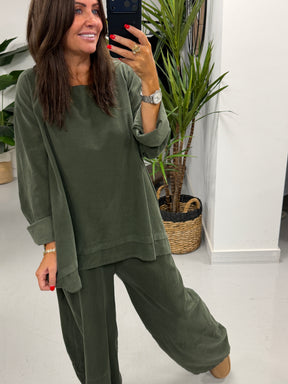 The Needlecord Tunic - Khaki