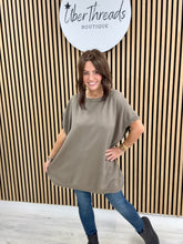 The Knitted Button Back Tank - Pebble