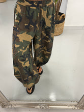Camo Stripe Balloon Pants