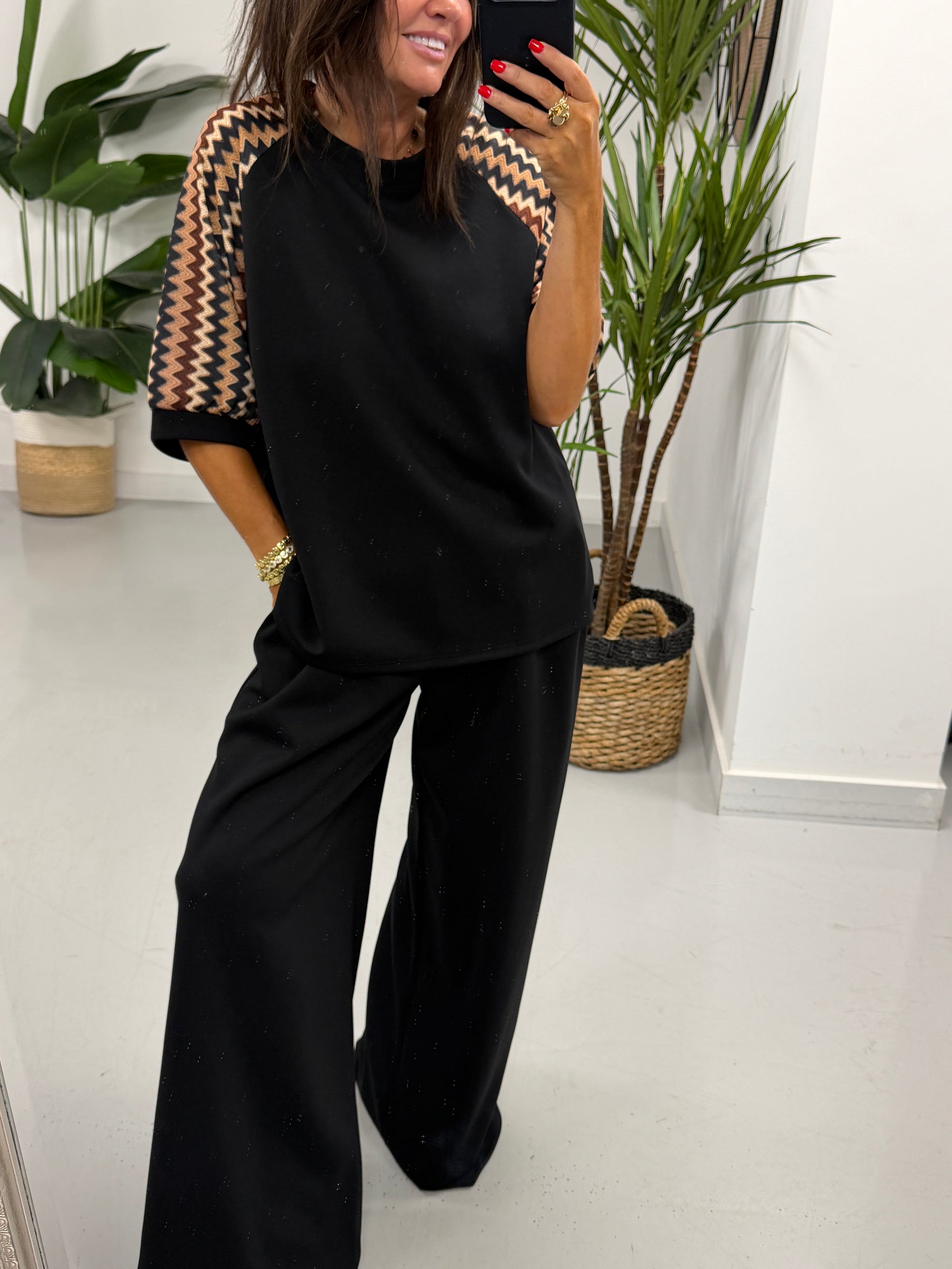 The Ziggy Scuba Tracksuit - Black