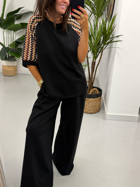 The Ziggy Scuba Tracksuit - Black