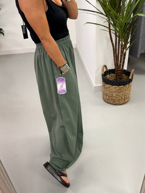 The Retreat Balloon Trousers - Khaki