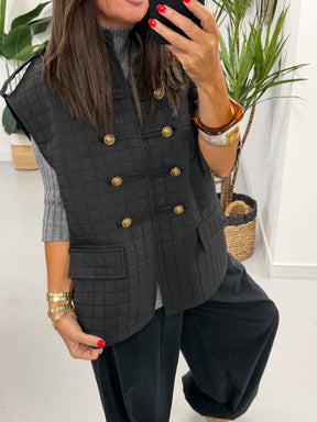 Military Lightweight Gilet - Black