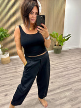 Hampton Scuba Seam Joggers - Black