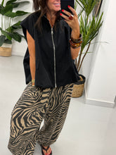 Urban Bubble Hem Gilet - Black