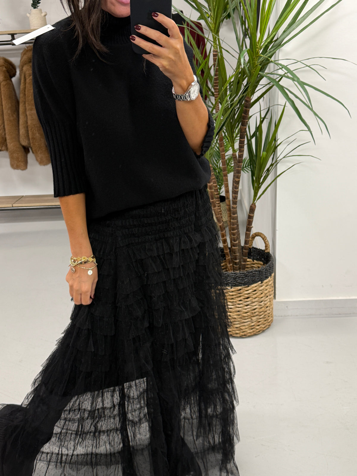 The Carrie Tulle Skirt - Black