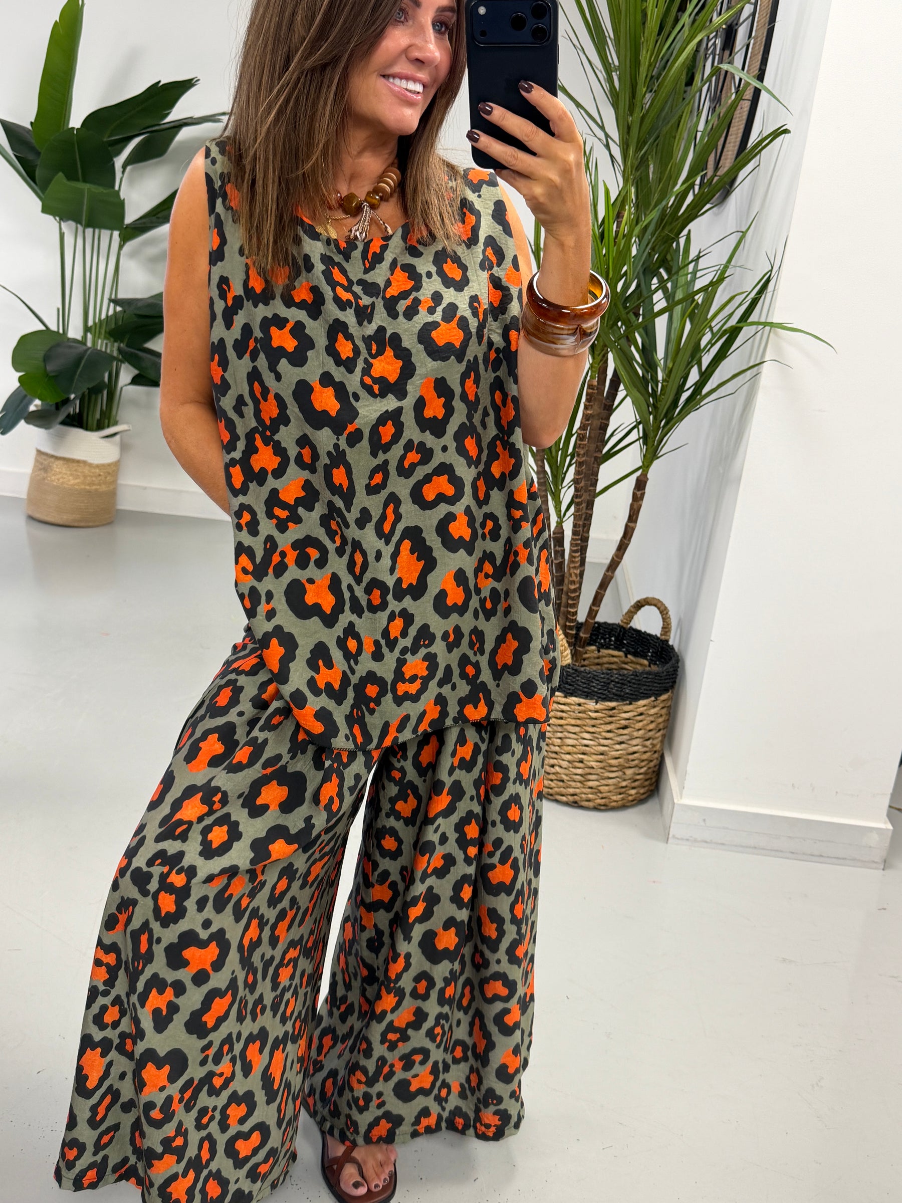 The Animal Tuscany Two Piece - Khaki/Orange