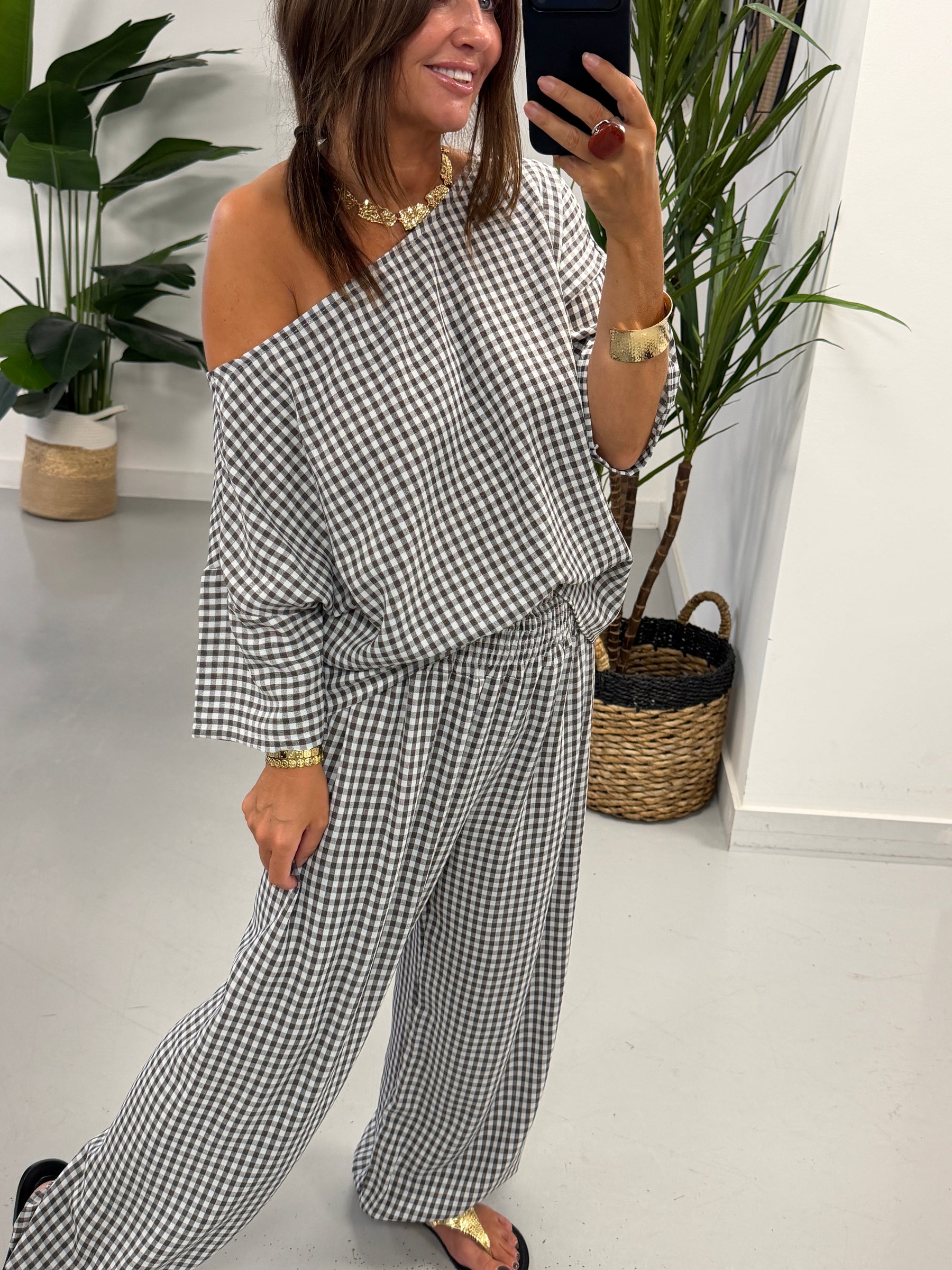 Vichy Two Piece - Chocolate