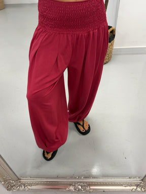 The Freestyle Balloon Joggers - Wine