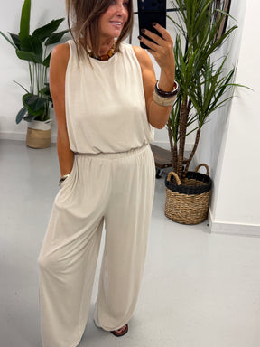 The Weekend Slouch Balloon Set - Cream