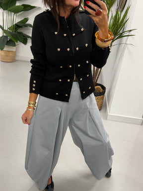 I.D Melange Barrel Jogger - Grey