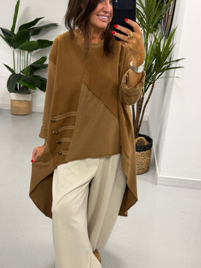 Mixed Military High Low- Tobacco