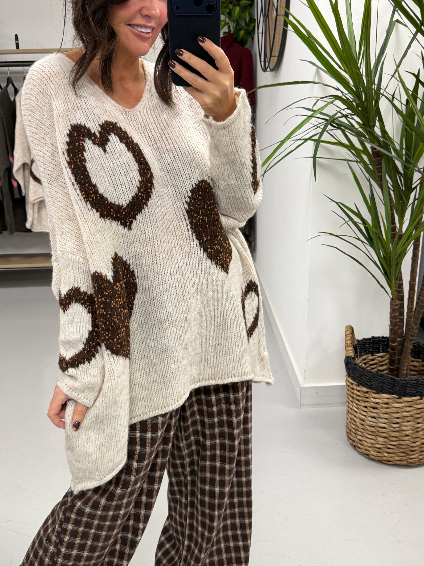 Heart Warmer Soft Knit - Cream