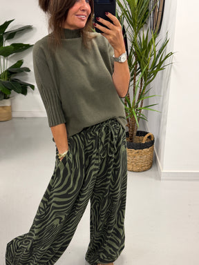 Zebra Balloon Joggers Khaki (Size 12-20)