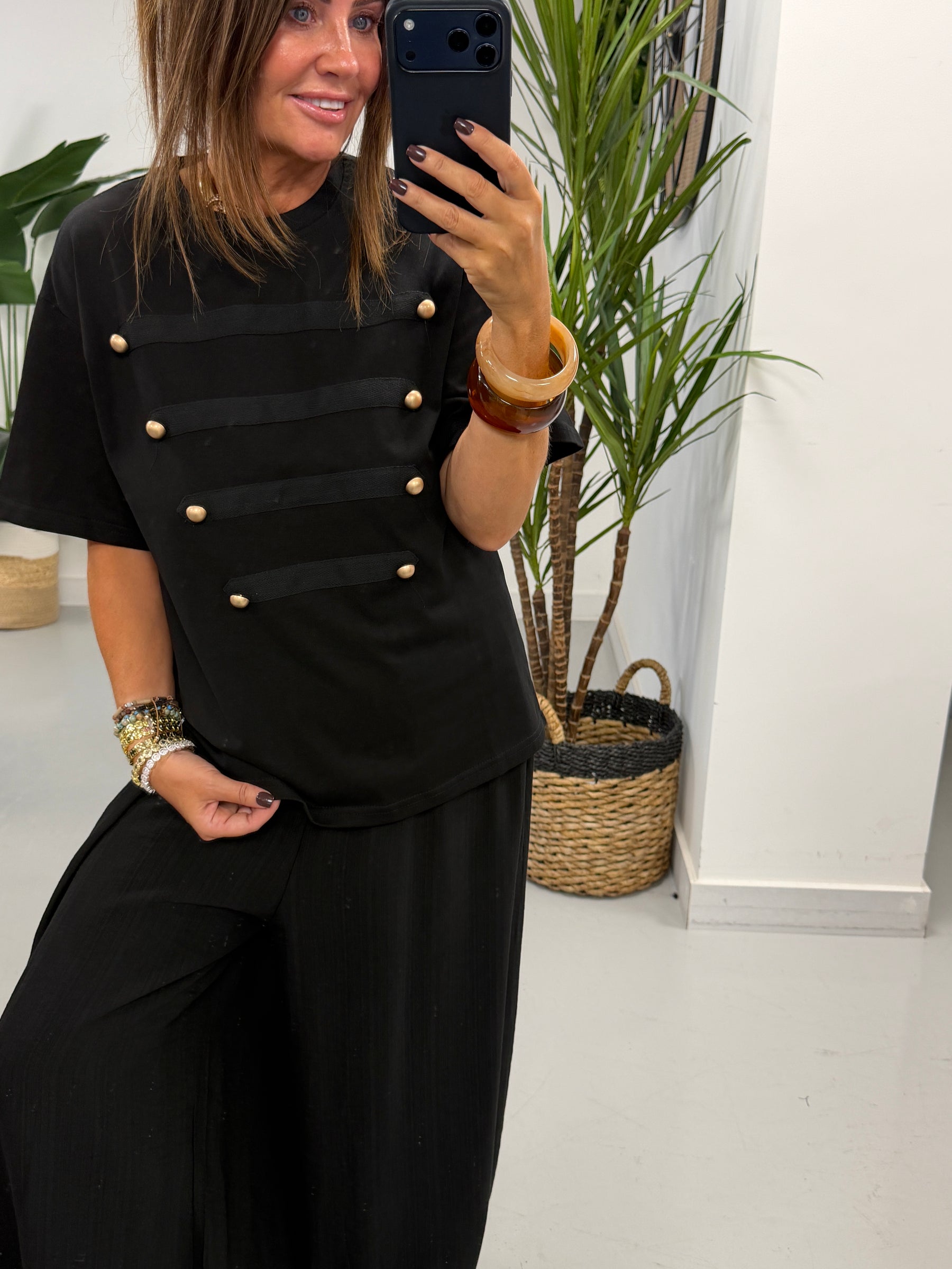 Military Tee-Black
