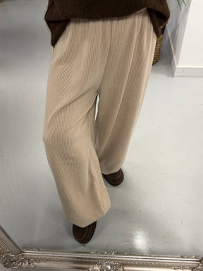 The Cambridge Cord Balloon Trousers - Stone (Size 12-16)
