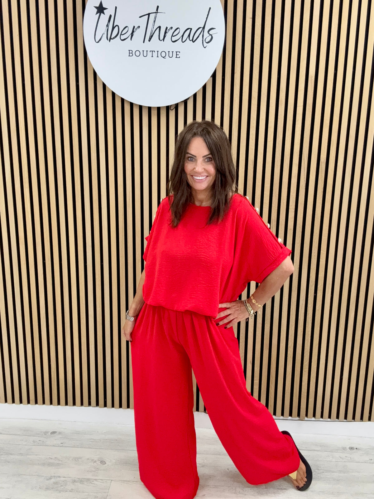 Military Two Piece - Red
