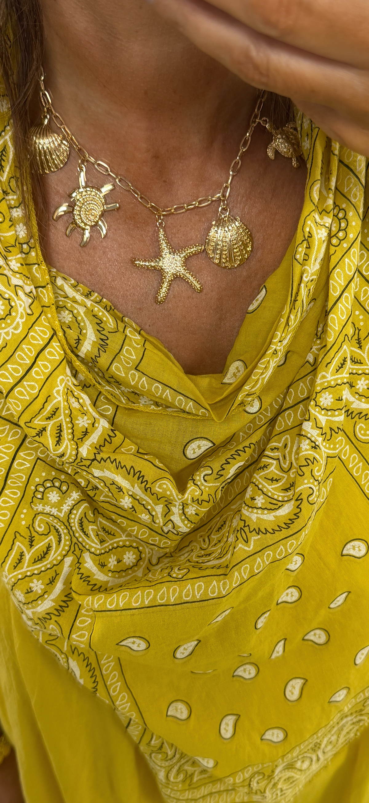 Gold Beach Necklace