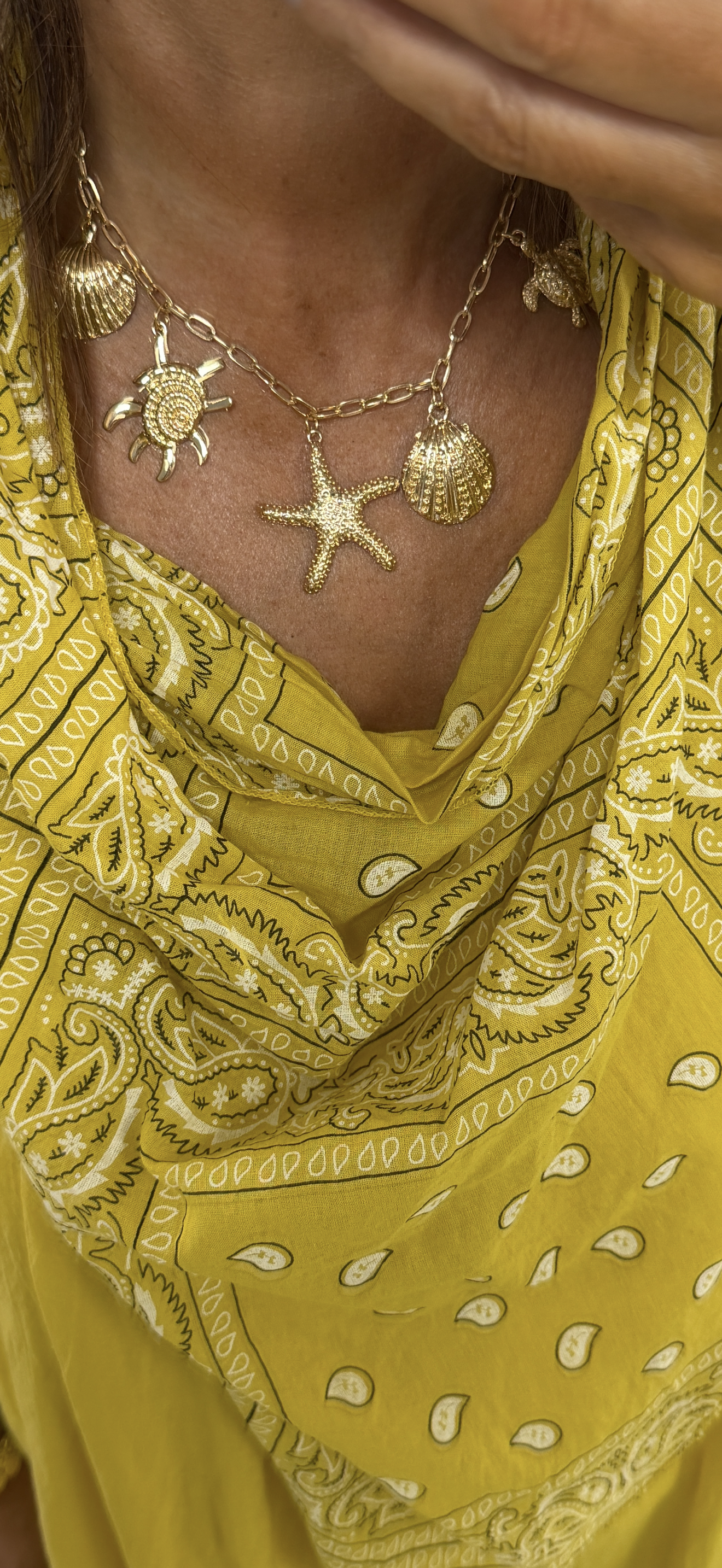 Gold Beach Necklace