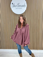 Amara Overhead Tunic - Mulberry