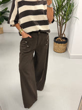 Savannah Military Jeans - Chocolate (Size 12/14)