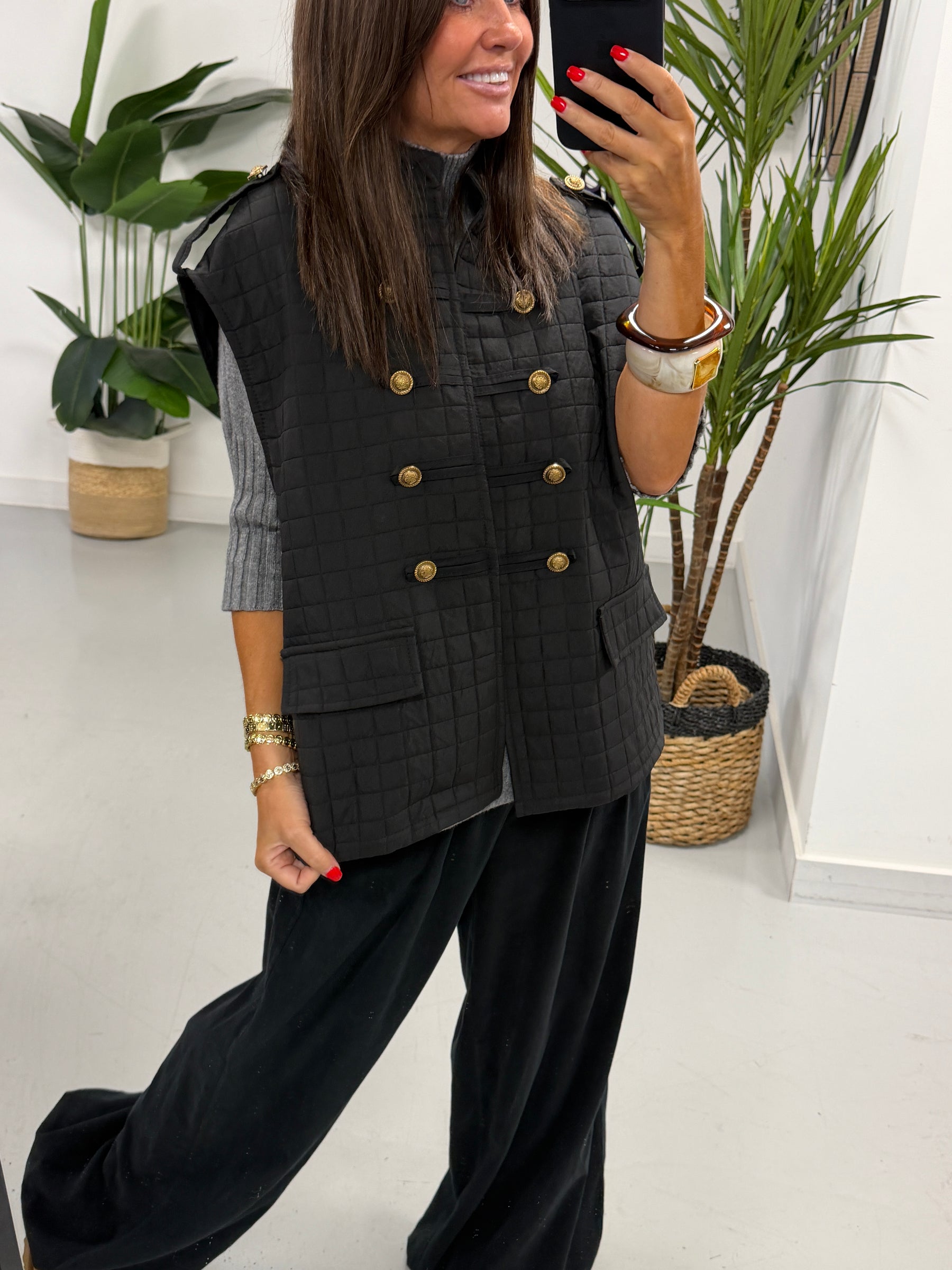 Military Lightweight Gilet - Black