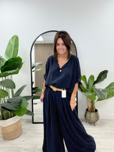 The Pinstripe Two Piece - Navy