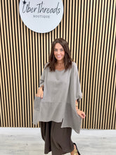 Sahara Crochet Pocket Tunic - Taupe
