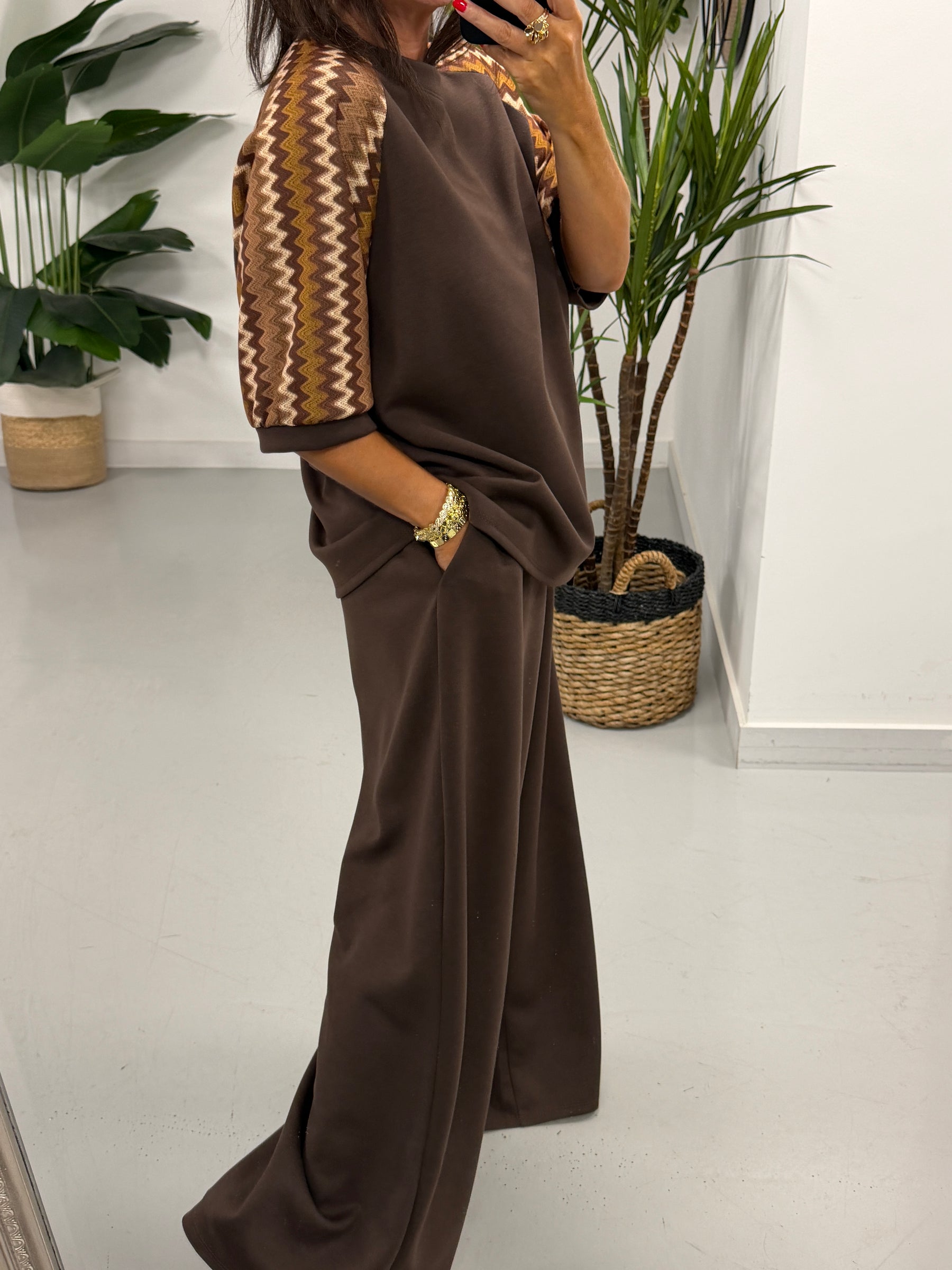 The Ziggy Scuba Tracksuit - Chocolate