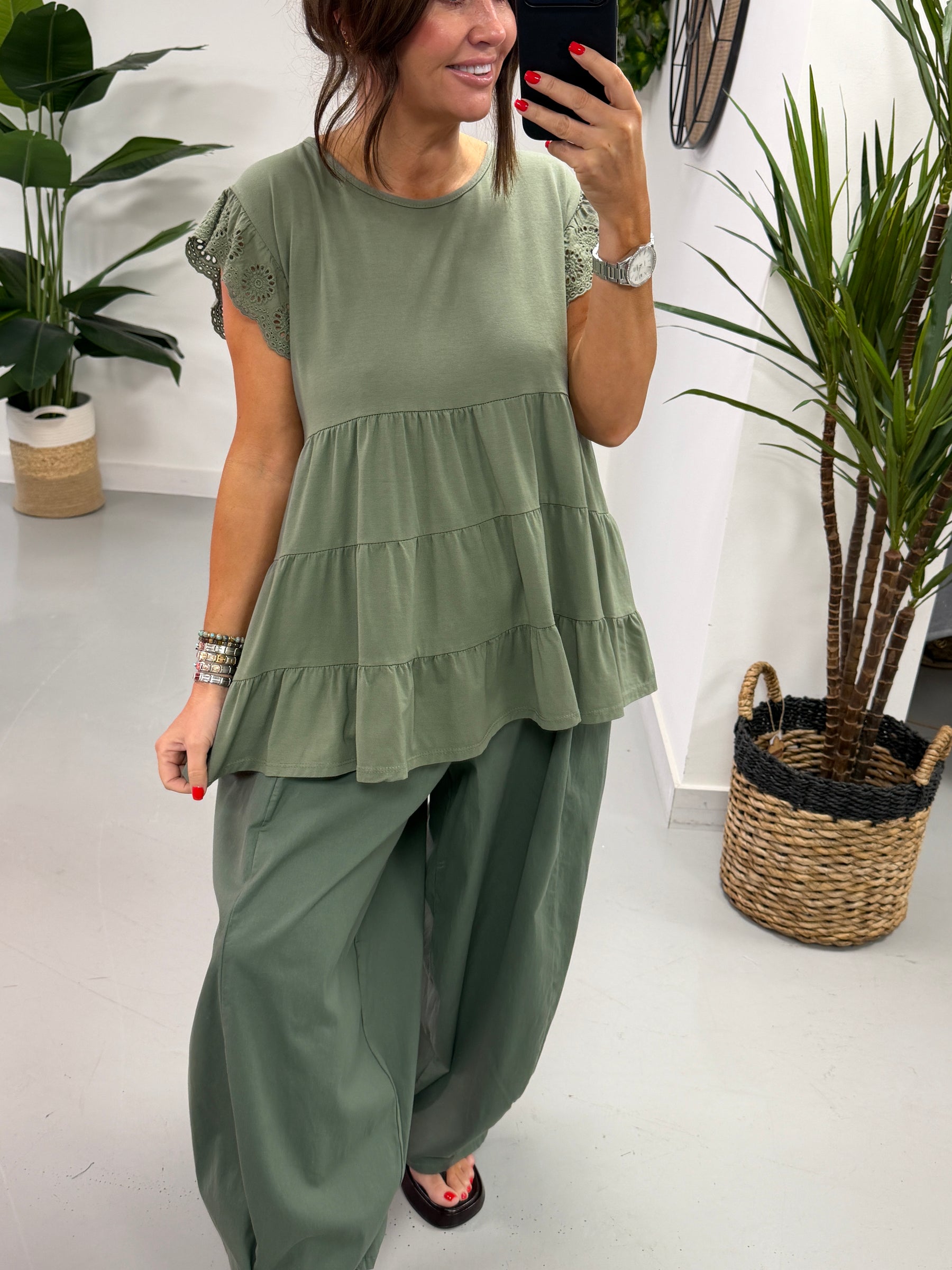 The Retreat Balloon Trousers - Khaki