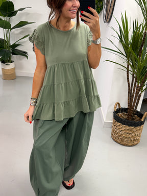 The Retreat Balloon Trousers - Khaki