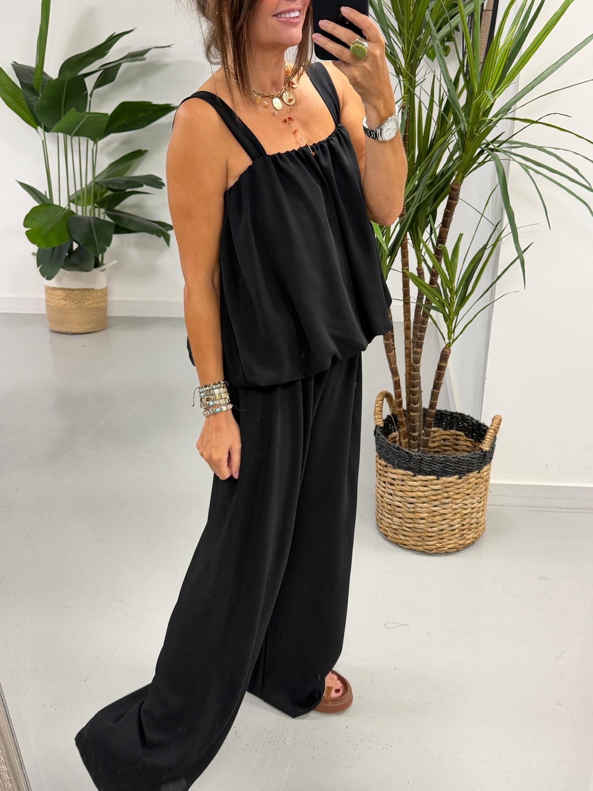 Bubble Two Piece  - Black