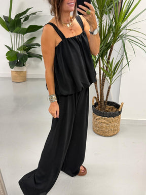 Bubble Two Piece  - Black