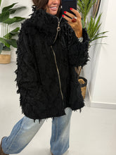 Shelby Shaggy Jacket - Black