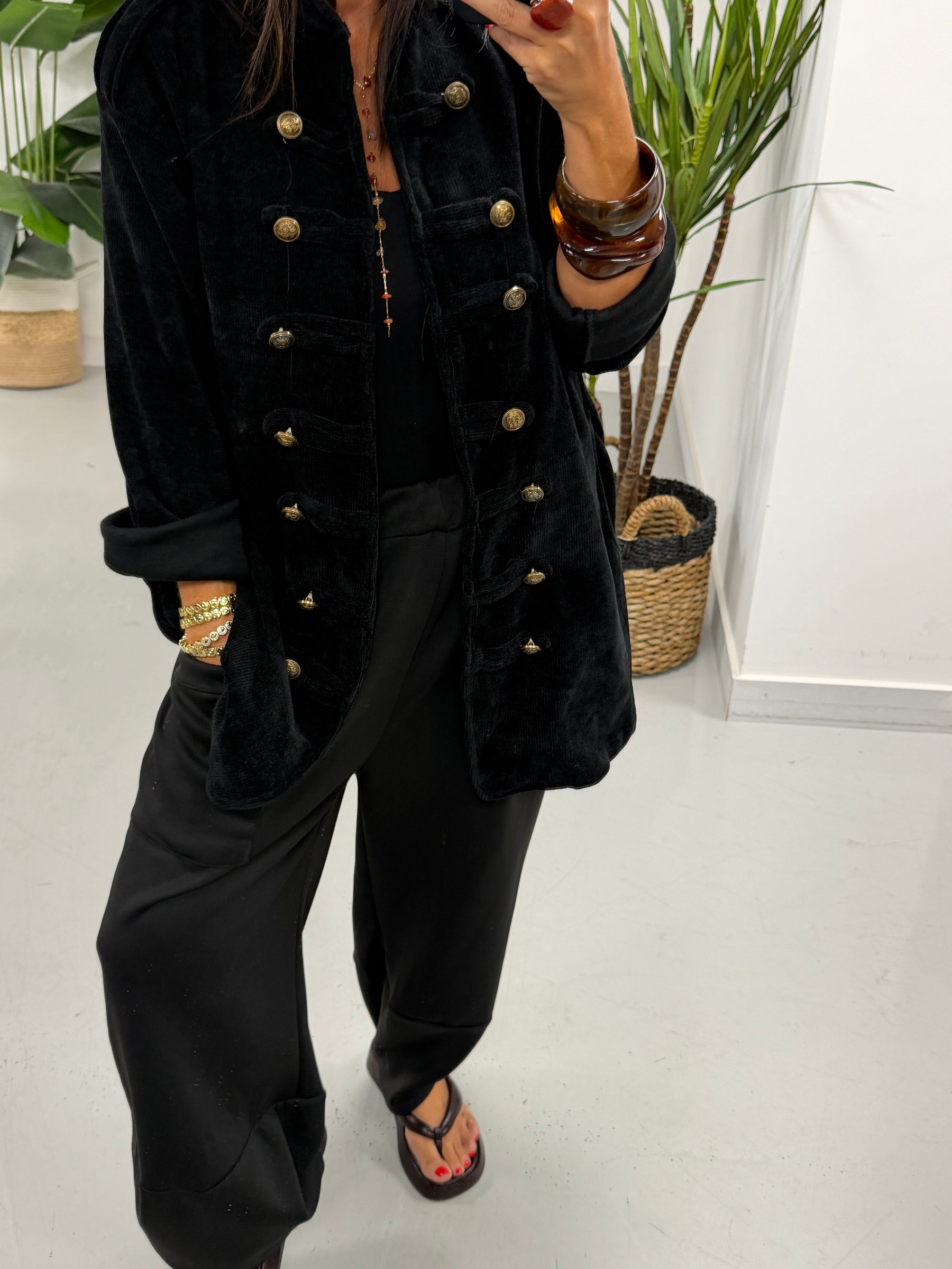 The Scuba Tulip Trousers - Black