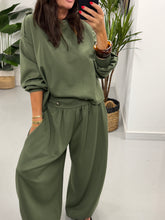 The Soft Touch Military Boxy Sweat - Khaki
