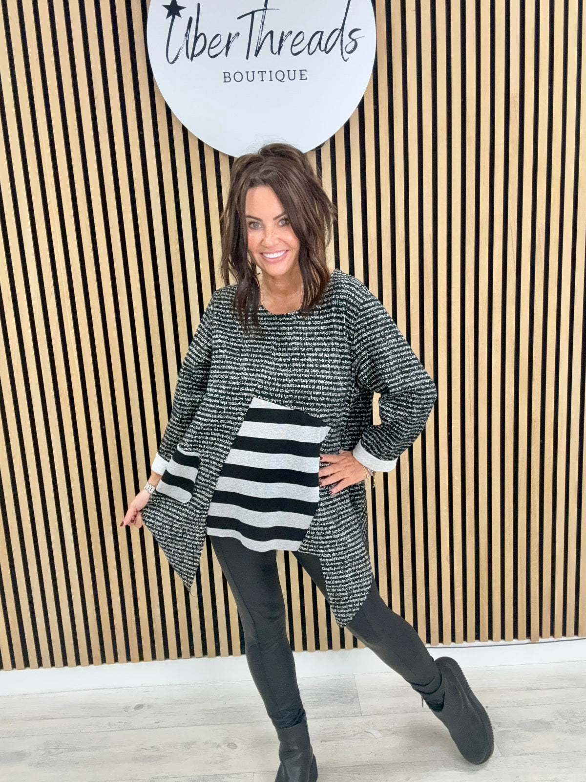 I.D Stripe Pocket Tunic