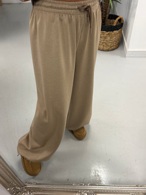 Toggle Cuff Scuba Joggers - Camel (Size 10-16)