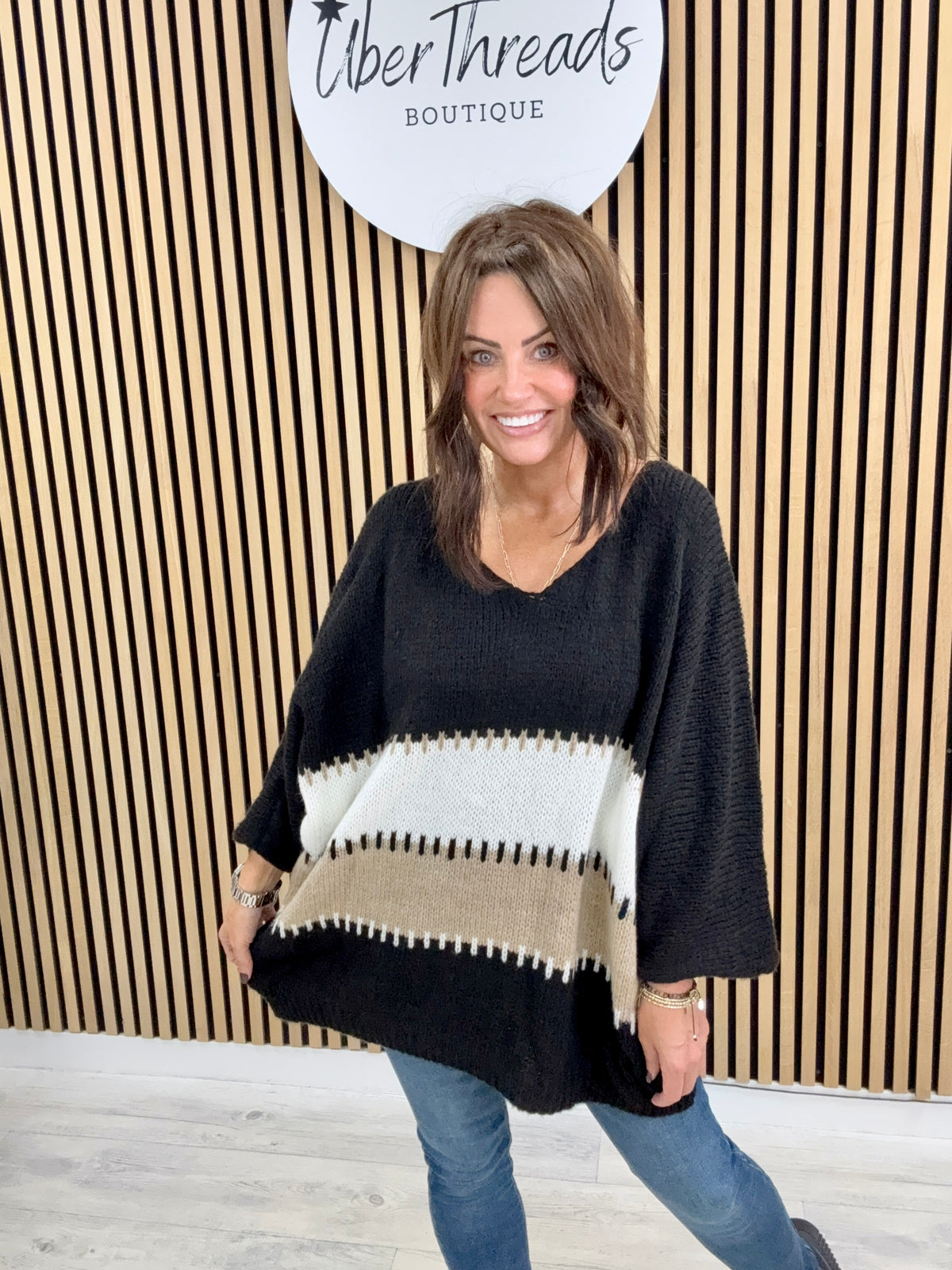 The Soft Stitch Knit - Black