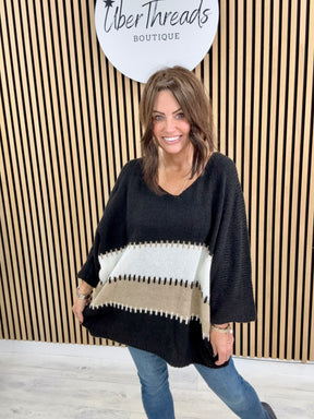 The Soft Stitch Knit - Black