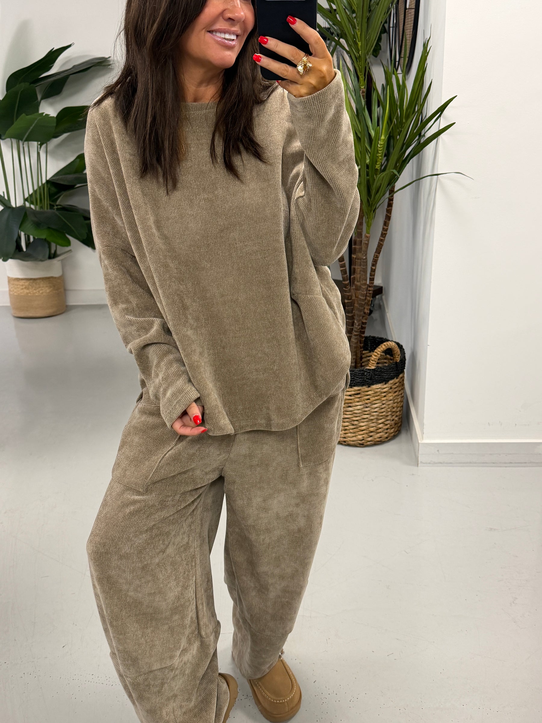 The Big Softie Lounge Set - Soft Camel