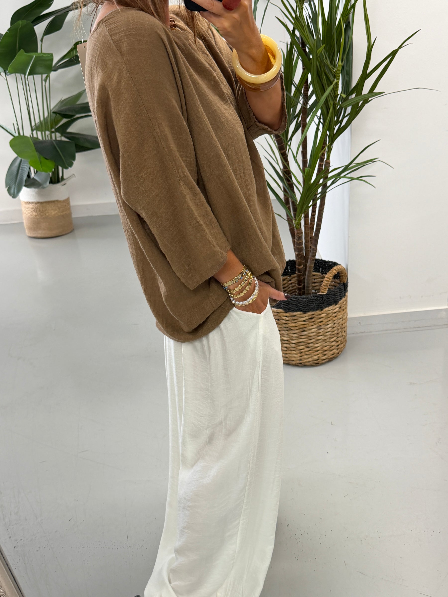 Basic Cotton Top - Copper Size 2
