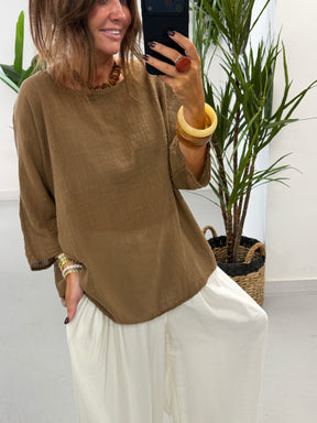 Basic Cotton Top - Copper Size 2