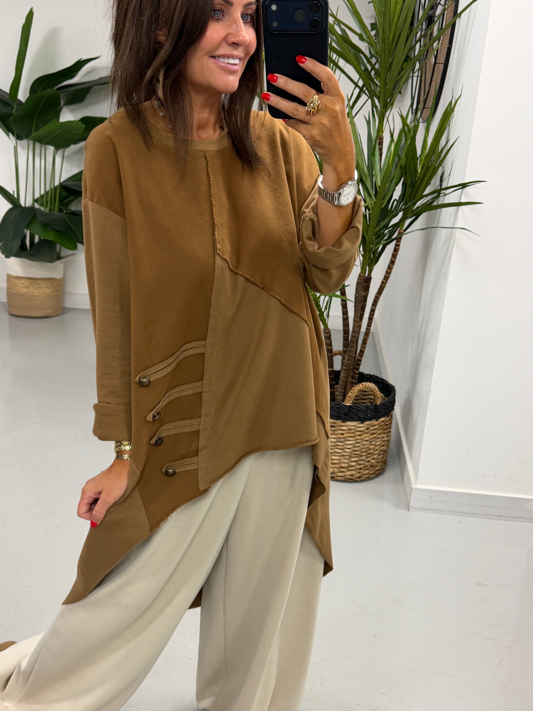 Mixed Military High Low- Tobacco