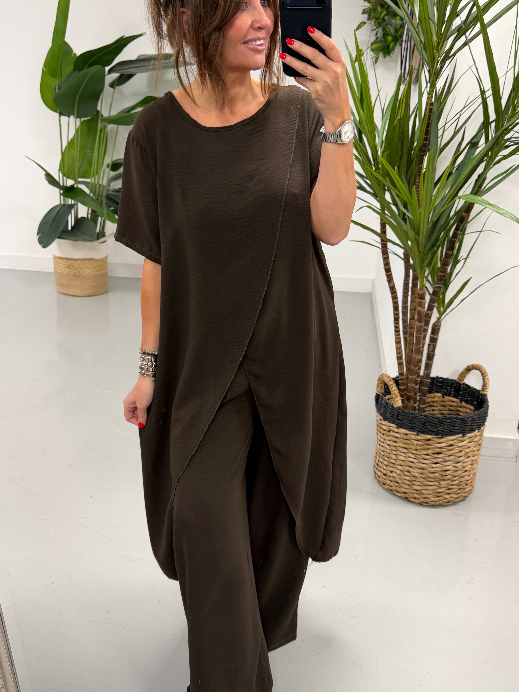 The Fiji Two Piece (standard) - Chocolate