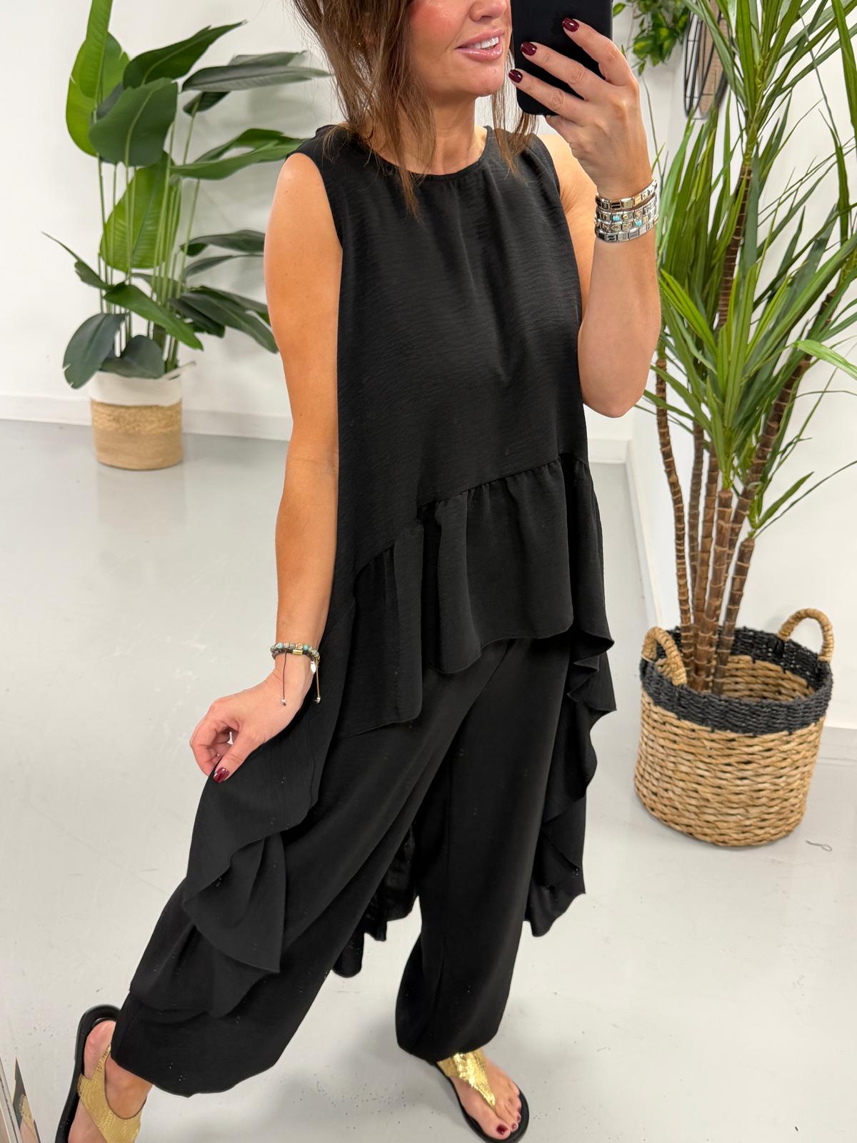 Valentina Hi Low Frill Two Piece
