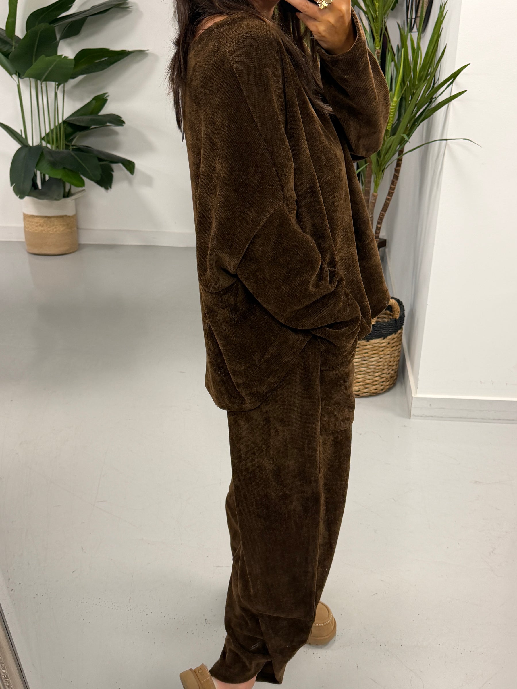 The Big Softie Lounge Set - Chocolate