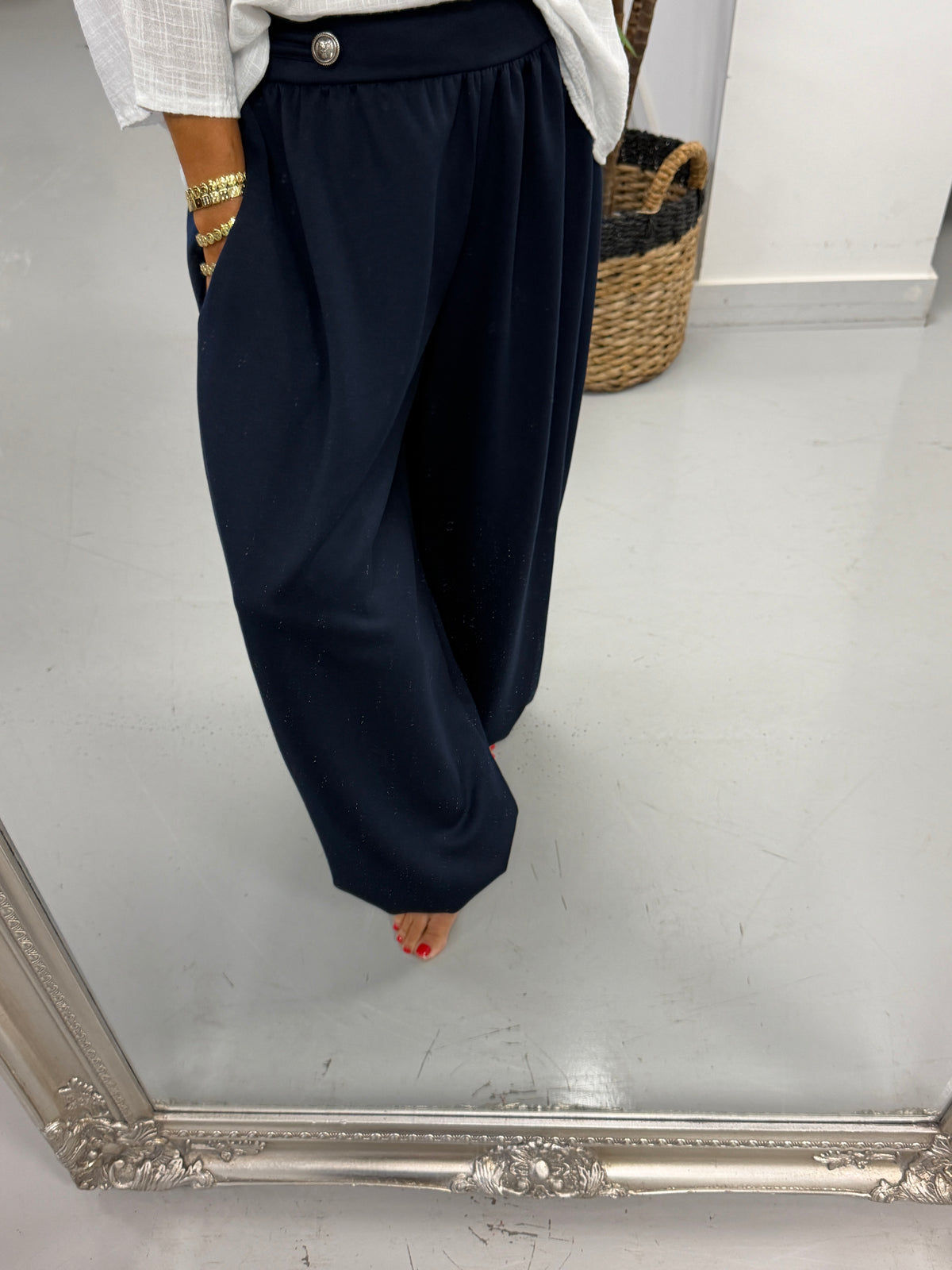 PRE ORDER The Soft Touch Military Balloon Joggers - Navy